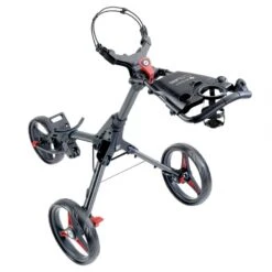 Motocaddy CUBE Push Trolley - Black/Red -Every Golf Day Store motocaddy 2020 cube golf push trolley lime high angle ptrl001culi