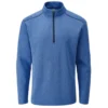 Ping Ramsey Half Zip Mens Fleece Golf Top - Snorkel Blue/Marl -Every Golf Day Store p03356 sm45 ex1.600x600