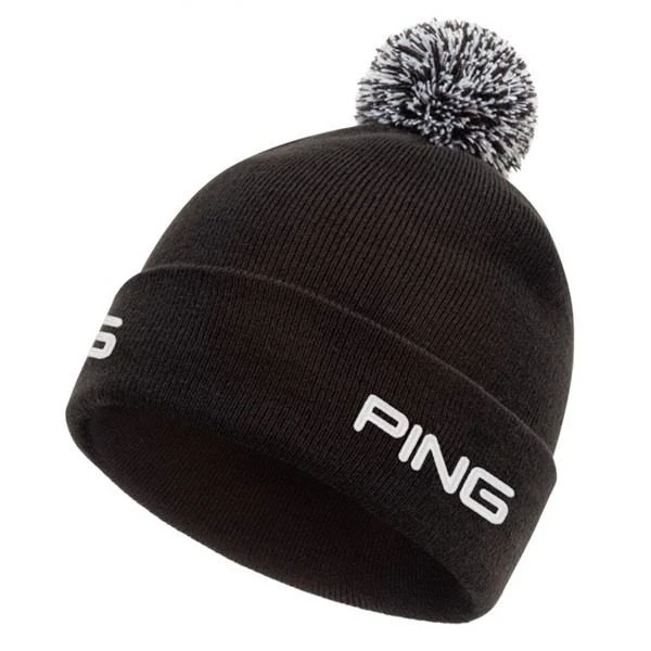 Ping Cresting Knit Beanie Hat - Black 3 Ping Cresting Knit Beanie Hat - Black