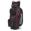 Titleist 2023 Cart 14 StaDry Golf Cart Bag - Black/Black/Red