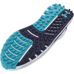 Under Armour Men's UA Charged Phantom Spikeless Golf Shoes - White / Midnight Navy 10 Under Armour Men's UA Charged Phantom Spikeless Golf Shoes - White / Midnight Navy -Every Golf Day Store s7.3026400 100 SOLE