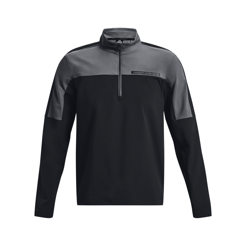 Under Armour Men's UA Storm Windstrike ½ Zip Golf Jacket - Pitch Grey/Black 3 Under Armour Men's UA Storm Windstrike ½ Zip Golf Jacket - Pitch Grey/Black