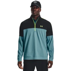 Under Armour Storm HZ 1/2 Zip Golf Sweater - Still Water