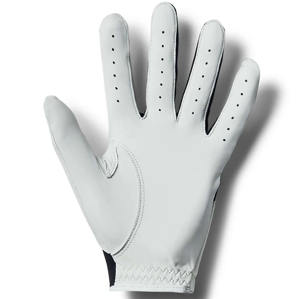 Under Armour UA Iso-Chill Golf Glove - White/Black 4 Under Armour UA Iso-Chill Golf Glove - White/Black - Image 2